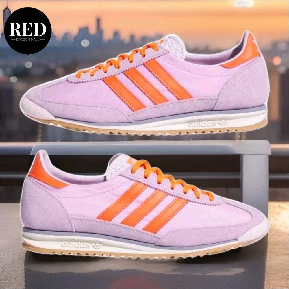 Adidas Originals SL 72 OG Ice Lavender Orange JH7396 - Women's Size 8